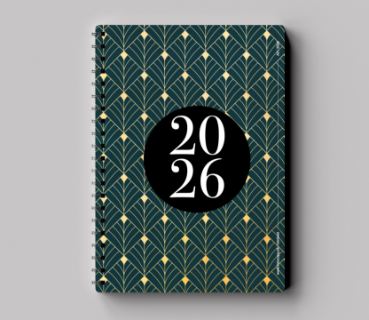 Fotodiár autorský - Miniivet - Boho diár - Lotos- modrá